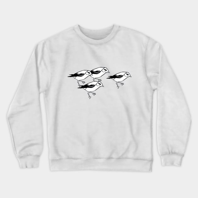 Forty-spotted Pardalote Crewneck Sweatshirt by topologydesign